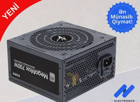 Qida bloku Zalman MegaMax 700W — 109 ₼ · Qida bloklari Qida bloku Zalman MegaMax 700W