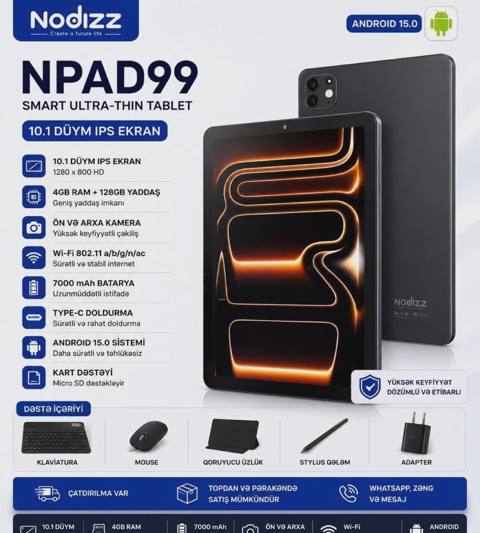 Planşet Redmi Pad 128 GB/4 GB — Баку