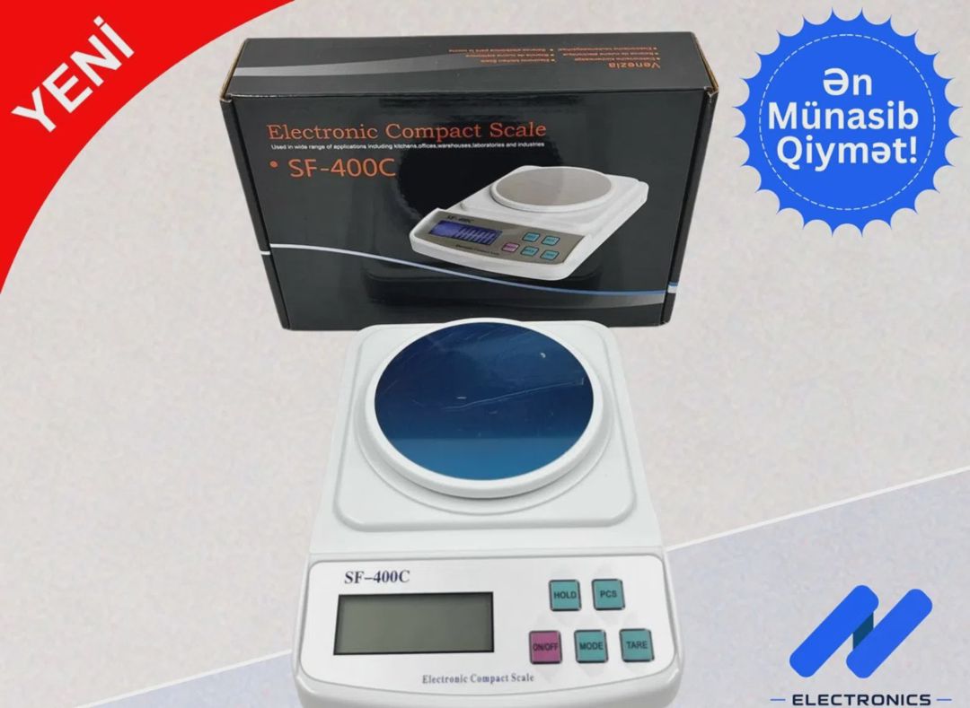 Rəqəmsal mətbəx tərəzisi SF-400C — Tərəzi (2)