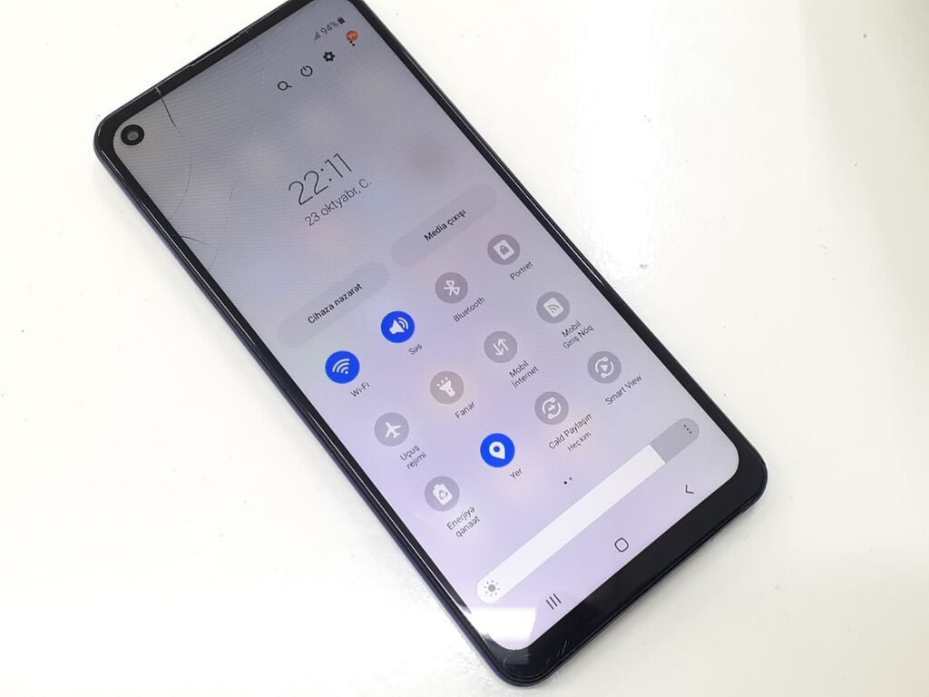 Samsung Galaxy A21S, 32 GB, rəng - Göy, Zəmanət, Düyməli, Sensor — Samsung, Gəncə (10)
