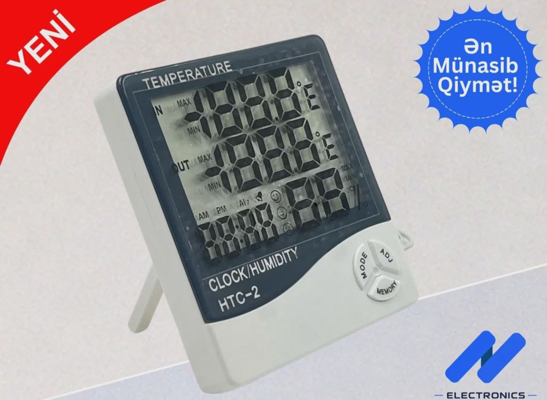 Rəqəmsal termometr və hiqrometr HTC-2 — Termometrlər (3)