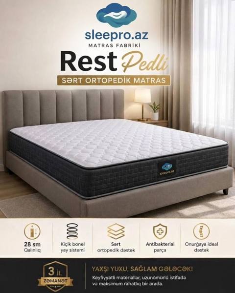 Yeni, Ortopedik matras, Bir nəfərlik — Baku