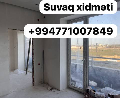 Suvaq xidməti Mənzil, ofis və fərdi evlər üçün profesionallıqla suvaq — 5 ₼ · Баку · Boya işləri Suvaq xidməti Mənzil, ofis və fərdi evlər üçün profesionallıqla suvaq — Баку
