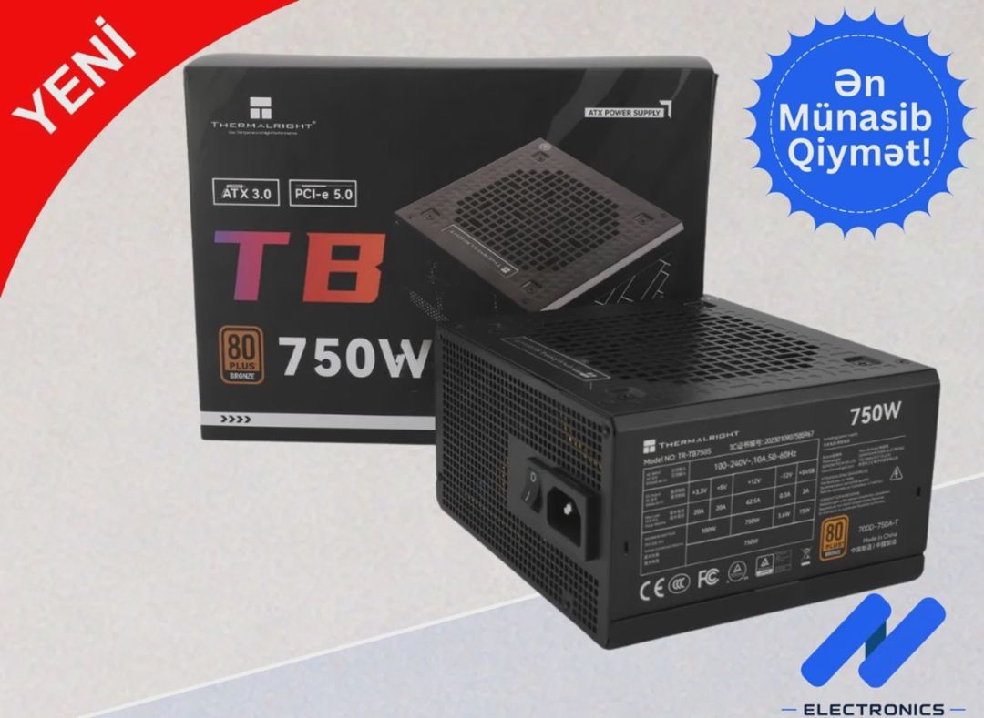 Qida bloku Thermalright TR-TB750S 750W 80+ Bronze — Qida bloklari (5)