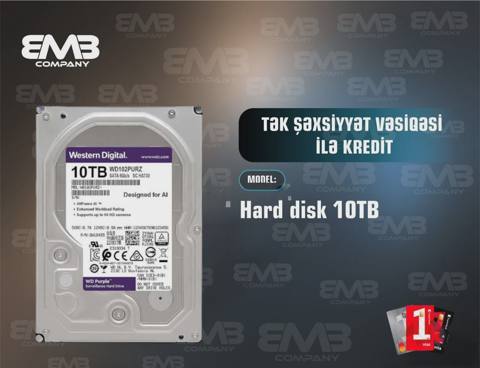 Sərt disk HDD 10TB — Баку