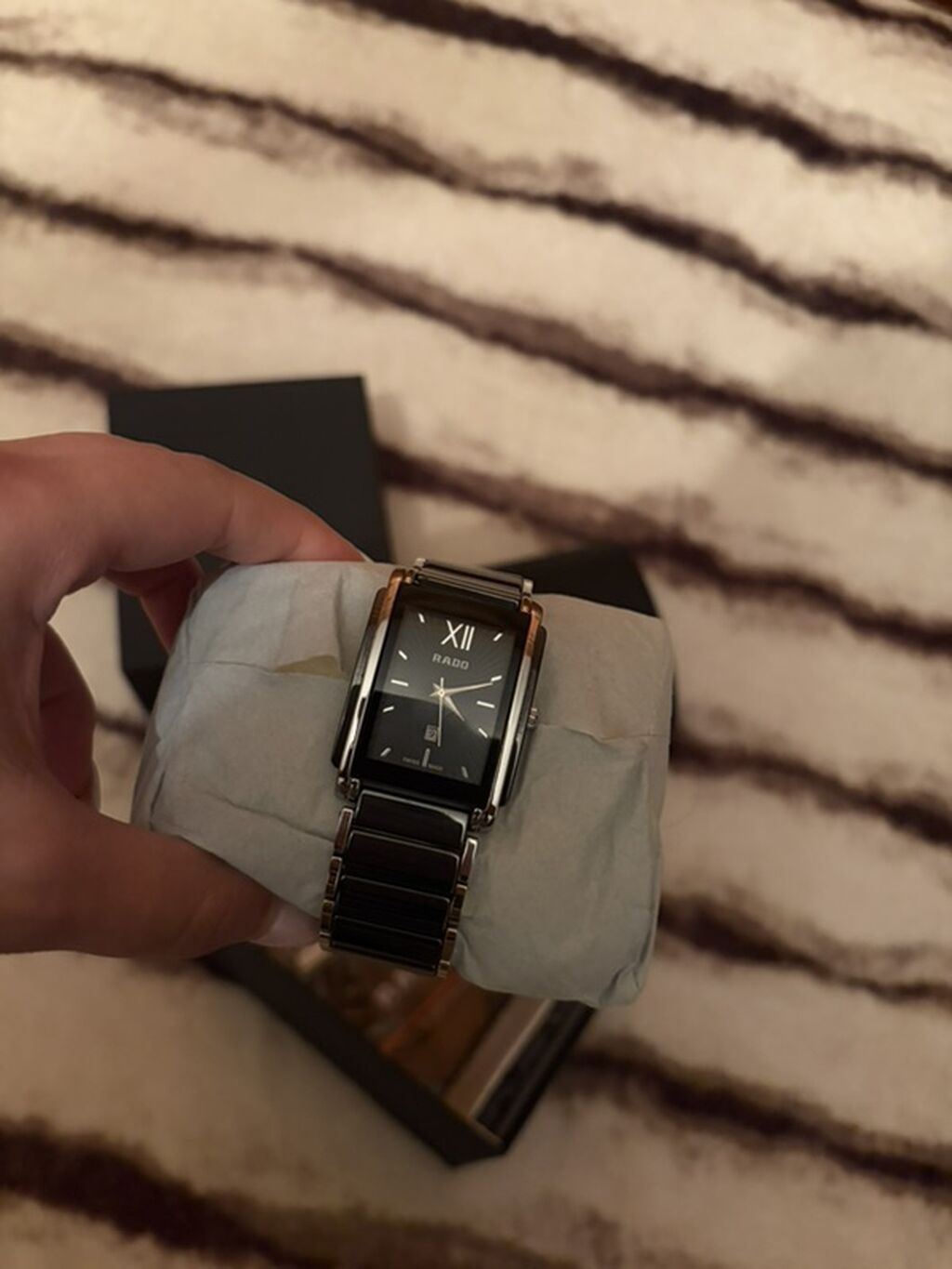 Rado Switzerland kişi qol saatı - Model: Rado (rektangular korpuslu — Qol saatları, Bakı (6)