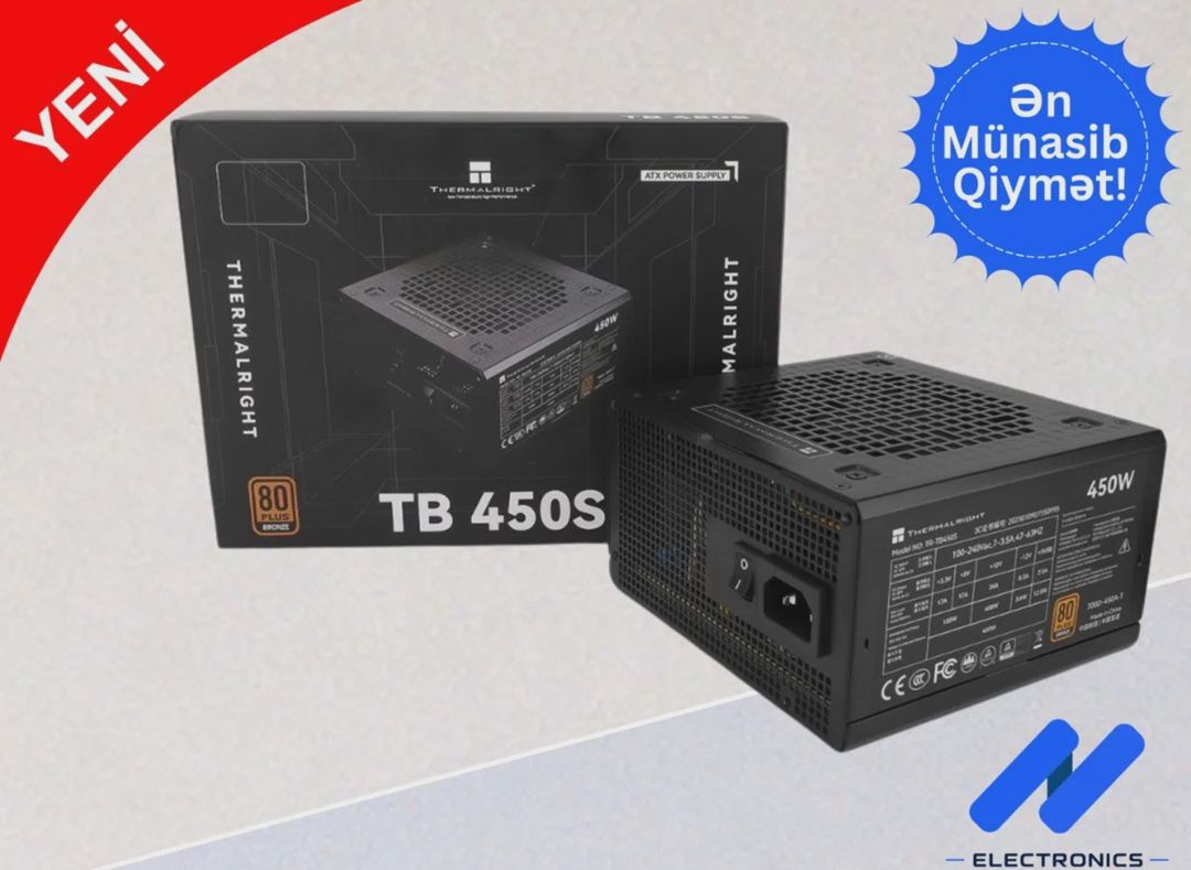 Qida bloku Thermalright TR-TB450S 80+ Bronze 450W — Qida bloklari (5)