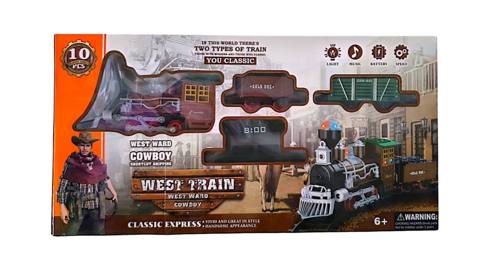 Oyun dəsti West Train 6 yaş, plastik, 74x74 sm, 10 hissə — Товарлар