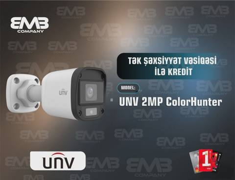 Müşahidə kamerası UNV 2MP Colour Hunter — 45 ₼ · Mallar Müşahidə kamerası UNV 2MP Colour Hunter