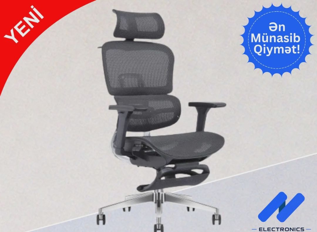 Kreslo Qara rəng — Ofis mebeli