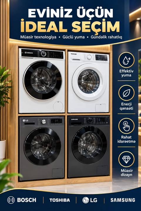 Paltaryuyan maşınlar – eviniz üçün ideal seçim Brendlər: Bosch — Баку