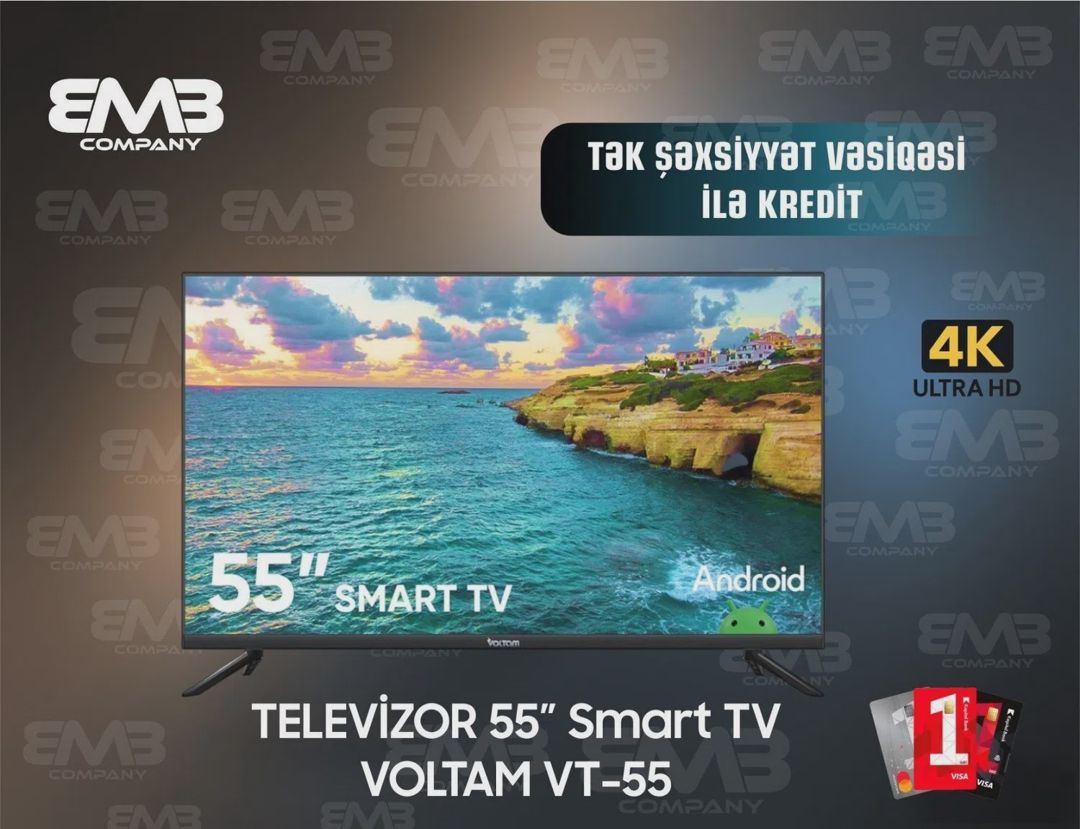 Televizor 55" Lcd/led — Televizorlar, Bakı