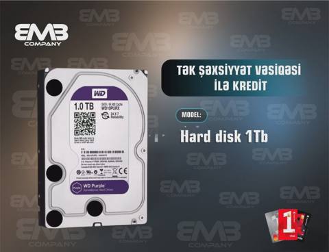 Sərt disk HDD 1TB — Баку