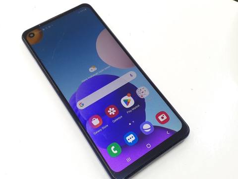Samsung Galaxy A21S, 32 GB, rəng - Göy, Zəmanət, Düyməli, Sensor — Гянджа