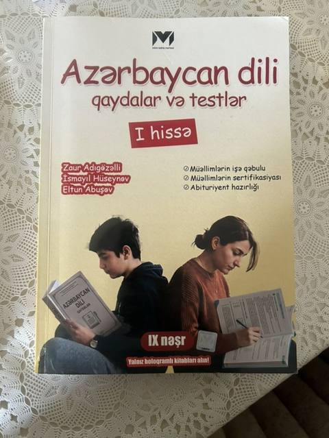 Məhsul: “Azərbaycan dili – qaydalar və testlər, I hissə” (IX nəşr) — სპორტი, ჰობი, დასვენება