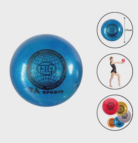 Bədii gimnastika üçün top WS0659, göy, 23 sm — Баку