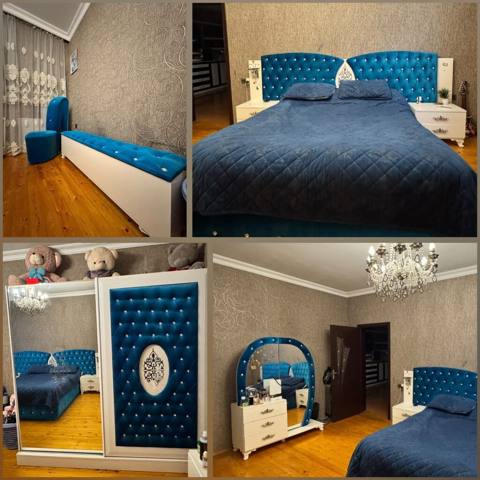 Yataq dəsti satılır – 650₼ Ünvan: Hövsan Məlumat: Matrası var. Sökülüb — Baku