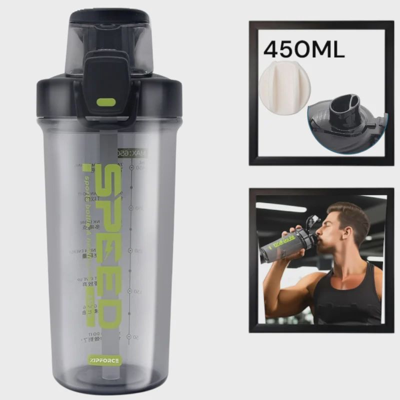 Şeyker Speed WS1315, plastik, qara, 450 ml — İdman, hobi, istirahət, Bakı