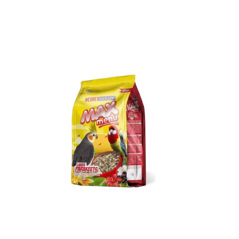 Quru quş yem, Kiki Max Menu Large Parakeets 1kq — Ürünler