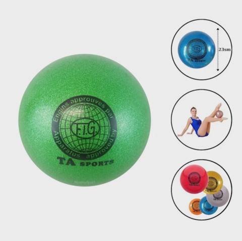 Bədii gimnastika üçün top WS0663, yaşıl, 23 sm — Баку