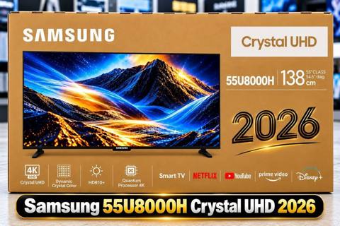 Yeni Televizor Samsung 55" 4K (3840x2160), Pulsuz çatdırılma — Jeyranbatan