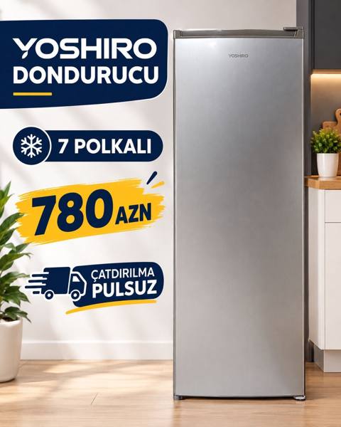 Yoshiro Dondurucu – mətbəxiniz üçün geniş həcmli, hündür tip şaquli — Bakı