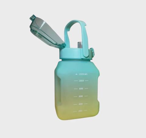 İdman su qabı, rəngbərəng WS1269, 1500 ml — Баку