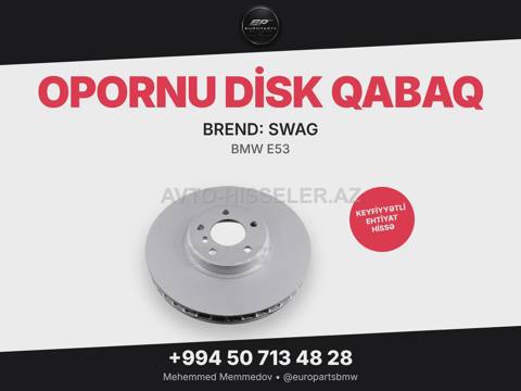 BMW E53 opornu disk qabaq swag 20924801 — 129.29 ₼ · Bakı · Diskləri BMW E53 opornu disk qabaq swag 20924801 — Bakı