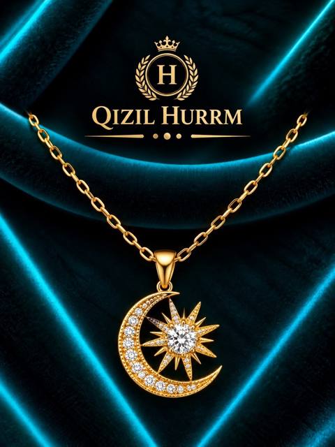 Qızıl kulonlu zəncir Qızıl Hurrem HG115 — Bakı