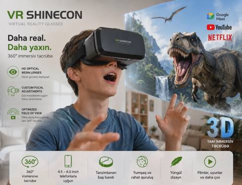 Virtual reallıq eynəyi VR Shinecon SC-G06A — Bakı
