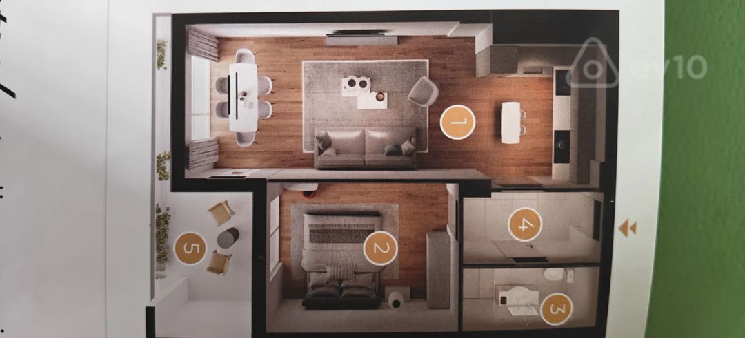 For sale: 2-room apartment (new building), 72 m² — Mənzil, Bakı (4)