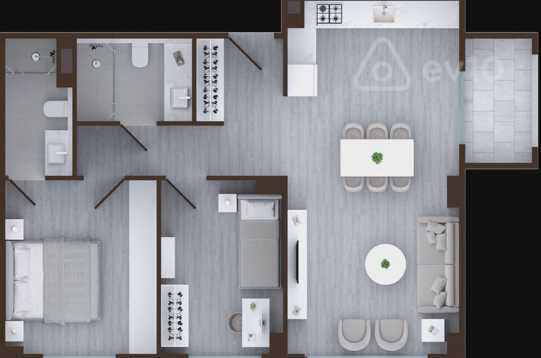 For sale: 3-room apartment (new building), 82 m² — Mənzil, Bakı (12)