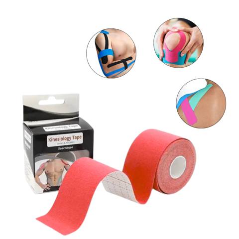 Kinezio teyp Sports Tape, 500x500x5 sm, qırmızı — Tovarlar