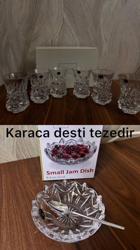 Çay dəsti, Şüşə, 6 nəfərlik, Türkiyə — Baku