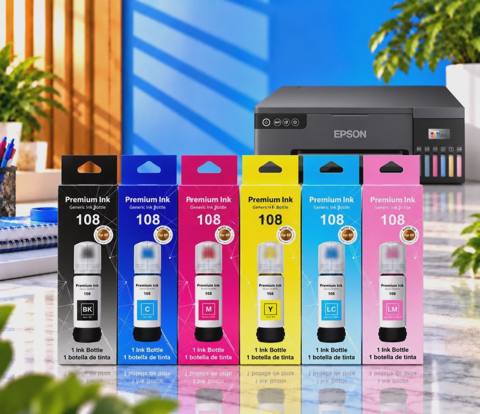 Mürəkkəb Epson 108 Premium Qara (Black) — Баку