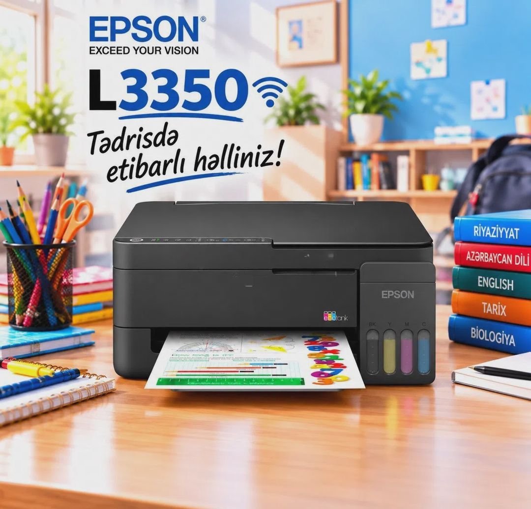 Printer Epson EcoTank L3350 — Printerləri, Bakı