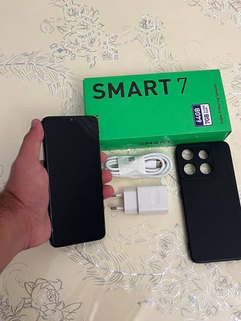 Infinix Smart 7, 64 GB, rəng - Mavi, Sensor — Баку