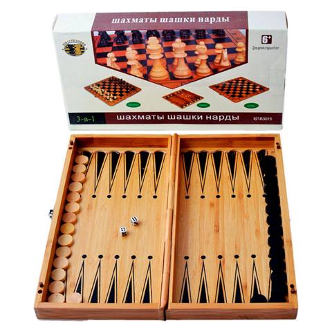 Şahmat + dama + nərd (3-ü 1-də) WS0535, taxta, 30x30 sm — 34.9 ₼ · Баку · Mallar Şahmat + dama + nərd (3-ü 1-də) WS0535, taxta, 30x30 sm — Баку
