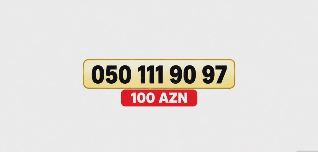 Azercell nömrə (050) 111-90-97 — Elektronika, Bakı
