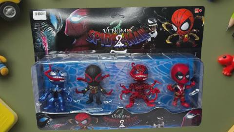 Fiqur dəsti Spider-Man, 4 ədəd, plastik