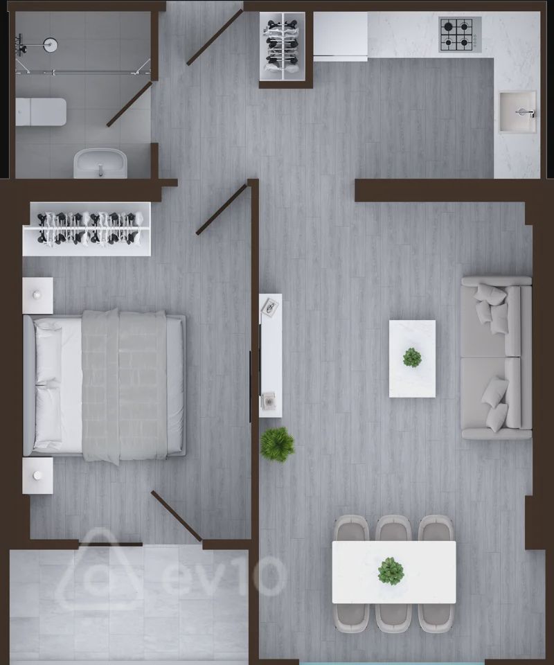 2 otaqlı mənzil, 60.4 m², Zığ şosesi — Mənzil, Bakı (12)