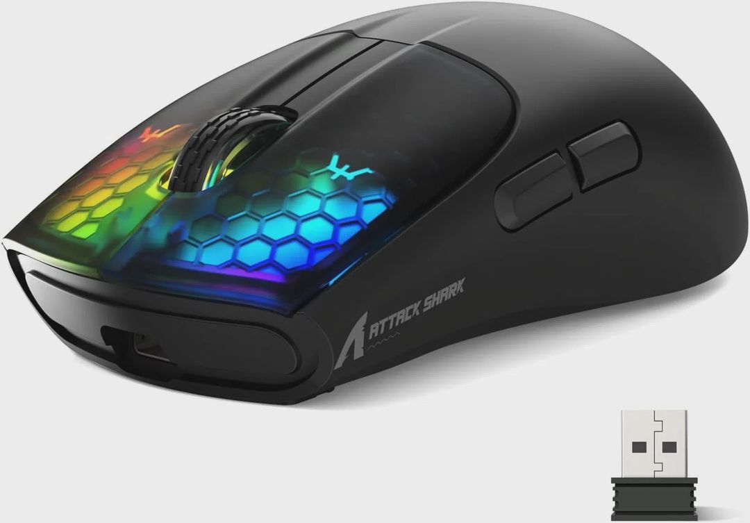 Oyun siçanı Attack Shark X5 RGB Black — Elektronika, Bakı (2)
