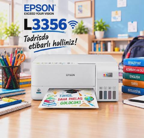 Printer Epson EcoTank L3356 — 390 ₼ · Bakı · Printerləri Printer Epson EcoTank L3356 — Bakı
