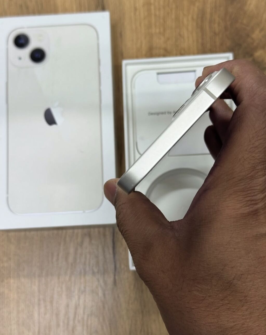 IPhone 13, 128 GB, Ağ, Zəmanət, Simsiz şarj, Face ID — Apple iPhone, Bakı (4)