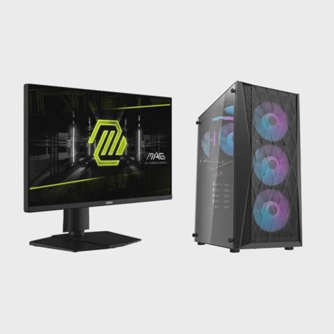 Texno DreadNova H610 i5-14400F.5060 Gaming PC + Monitor — Baku