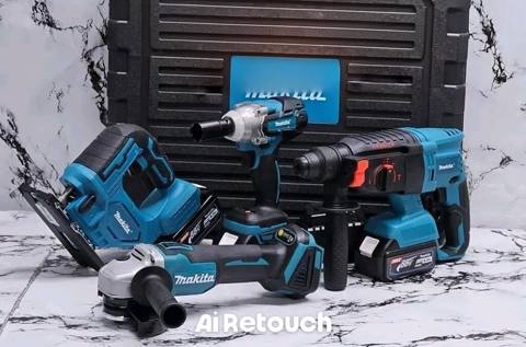 Makita akkumulyatorlu alətlər dəsti Tərkib: - Zərbə funksiyalı — Баку
