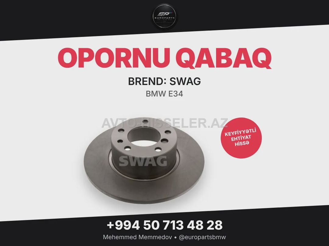 BMW E34 opornu qabaq swag 20901716 — Ehtiyat hissələri, Bakı