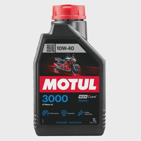 Motosiklet mühərrik yağı Motul 3000 10W40 4T / 1L (107672) — Baku