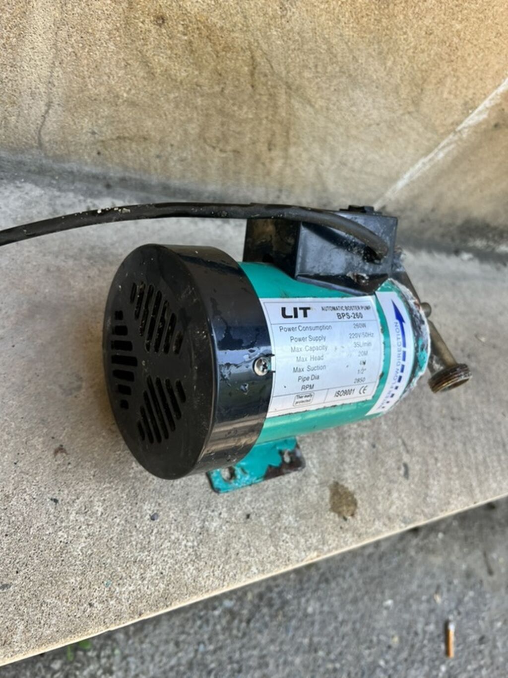 LIT markalı avtomatik su nasosu satılır. Model: BPS-260 – yeni — Su nasosu, Bakı (2)