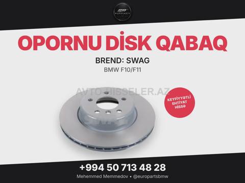 BMW F10/F11 opornu disk qabaq swag 20104803 — Baku